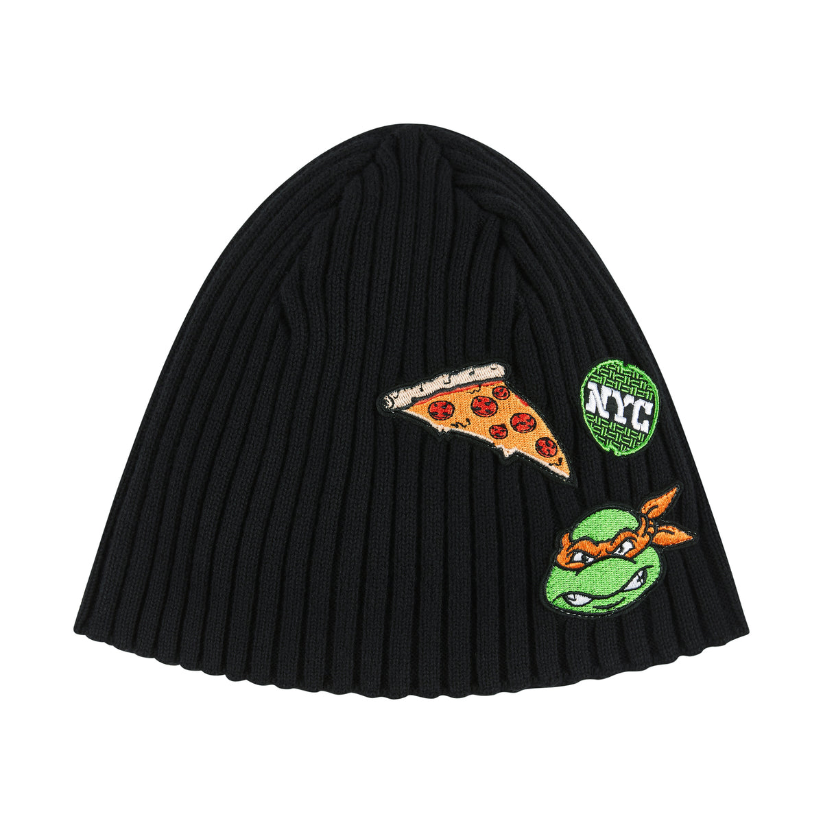 Teenage Mutant Ninja Turtles Hat Beanie Embroidered Classic Logo Knit Beanie  Cap Black : Target