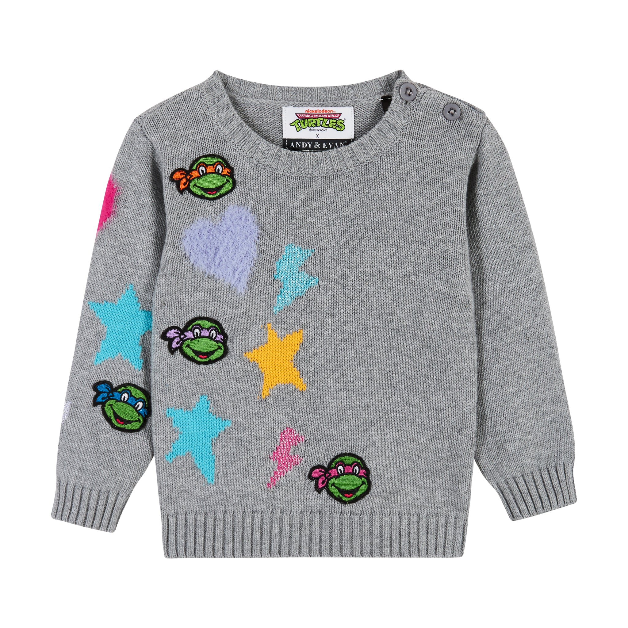 TMNT x Andy & Evan®, Ninja Turtles Jacquard Sweater