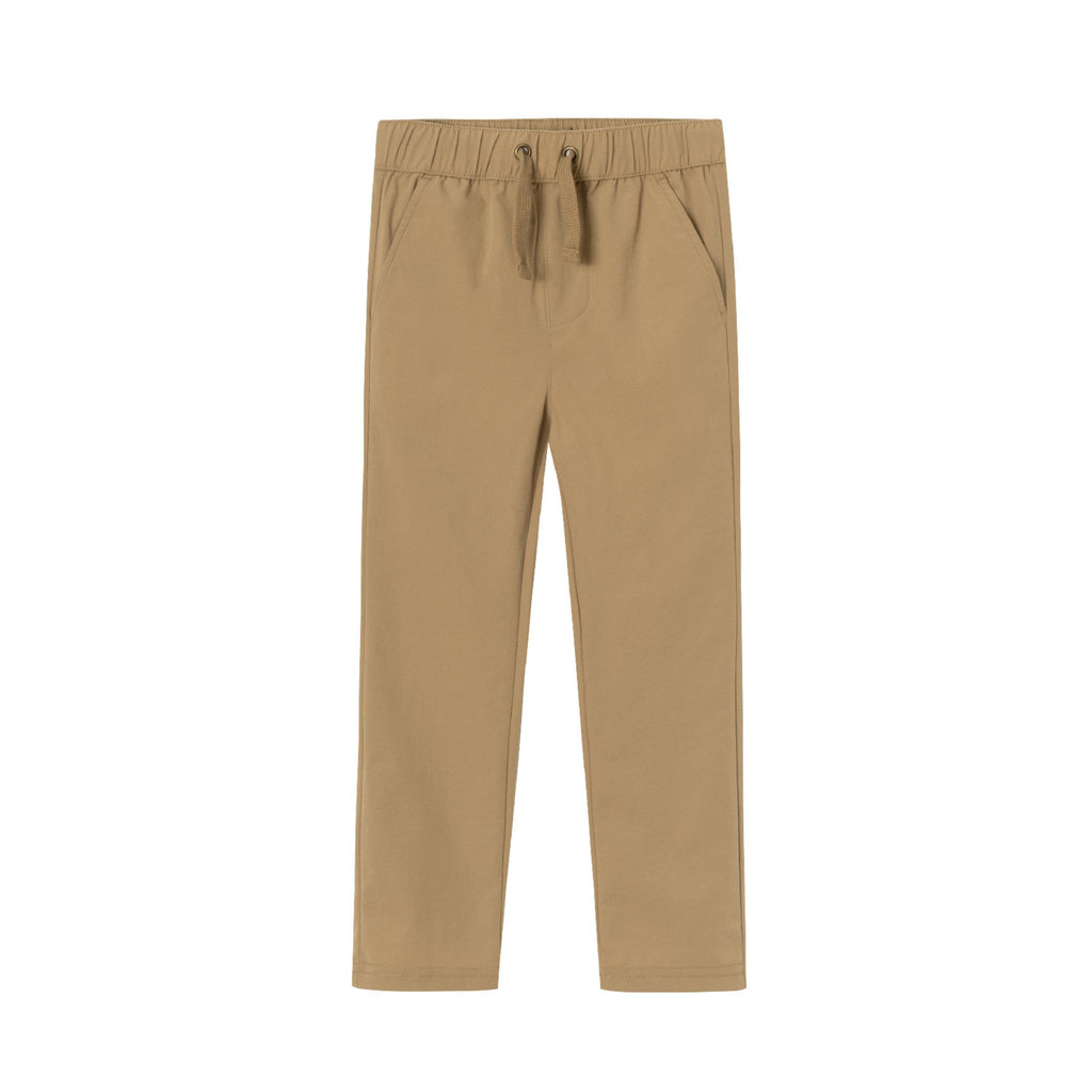 Kids Hybrid Pull-On Pant | Dark Khaki - Andy & Evan