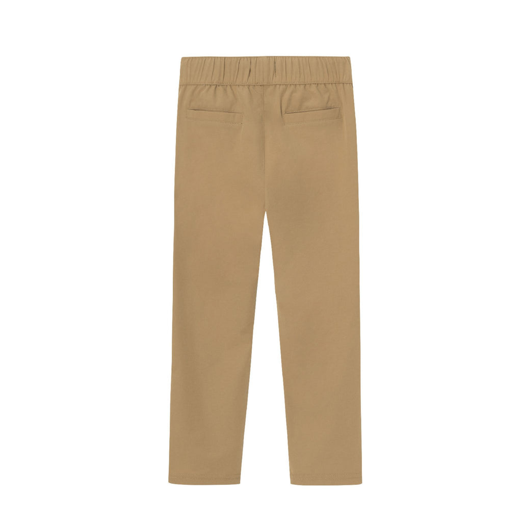 Kids Hybrid Pull-On Pant | Dark Khaki - Andy & Evan