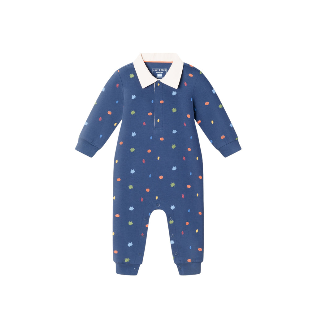 Infant Rugby Romper | Fall Themed - Andy & Evan