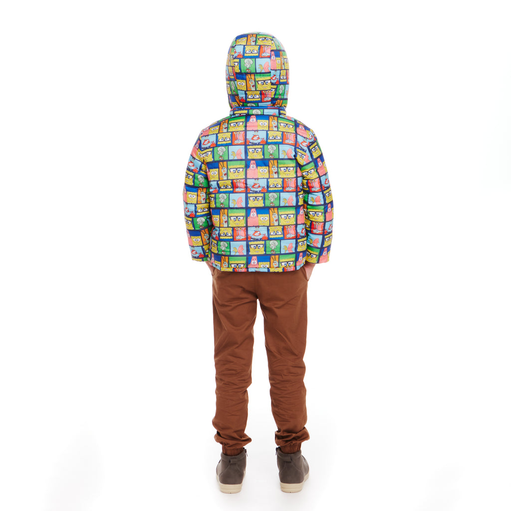 SpongeBob SquarePants™ x Andy & Evan® | Kids (2-7) Reversible Puffer Jacket - Andy & Evan