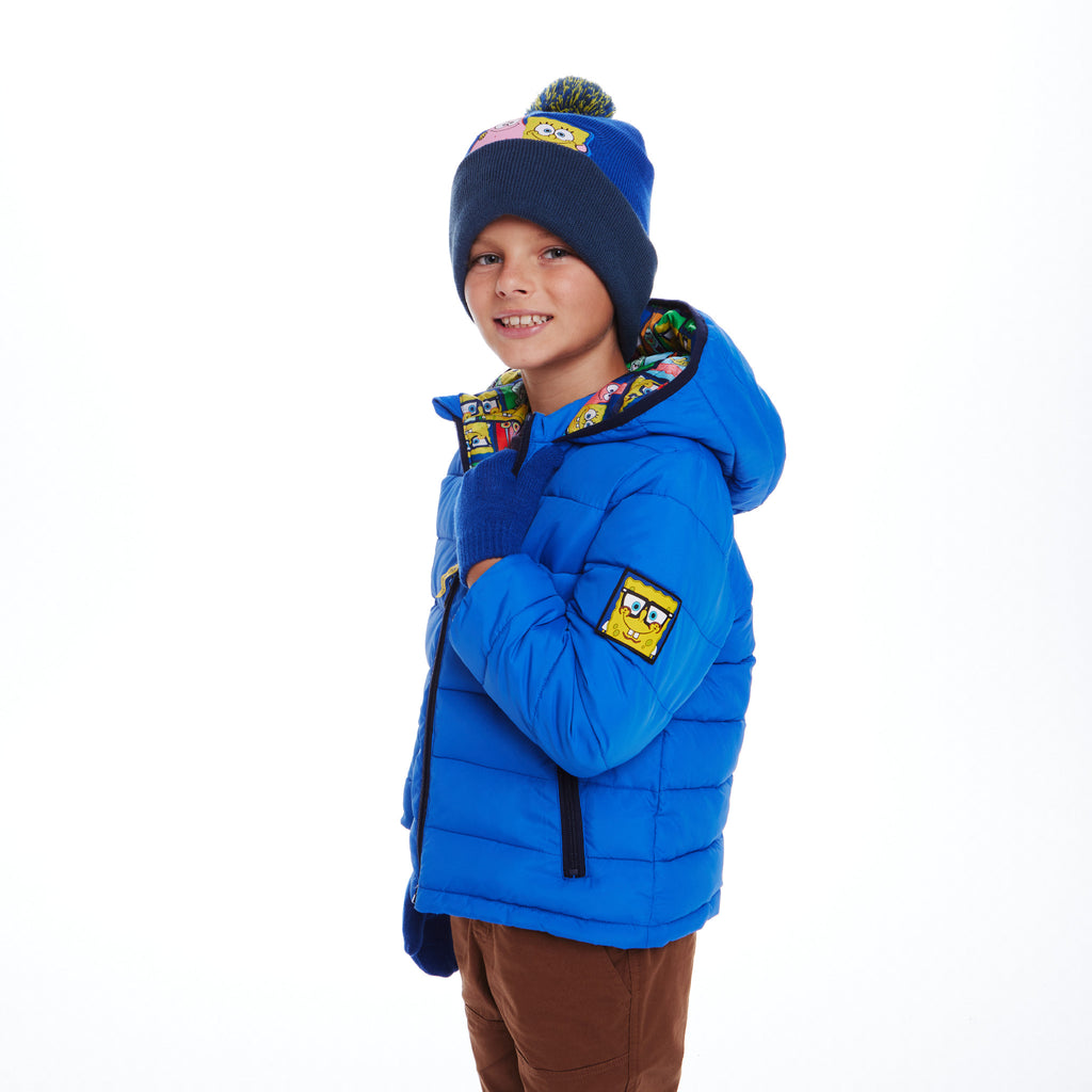 SpongeBob SquarePants™ x Andy & Evan® | Kids (2-7) Reversible Puffer Jacket - Andy & Evan