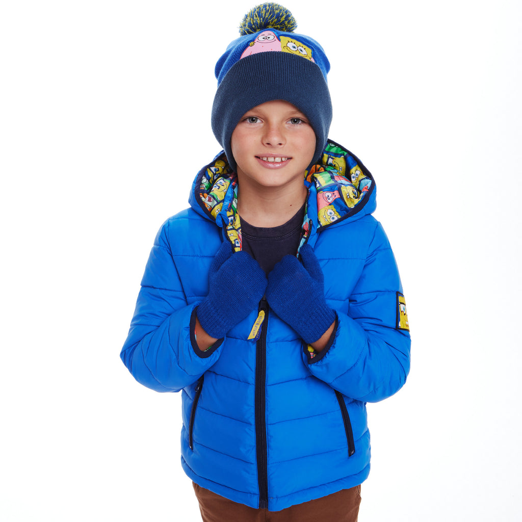 SpongeBob SquarePants™ x Andy & Evan® | Kids (2-7) Reversible Puffer Jacket - Andy & Evan