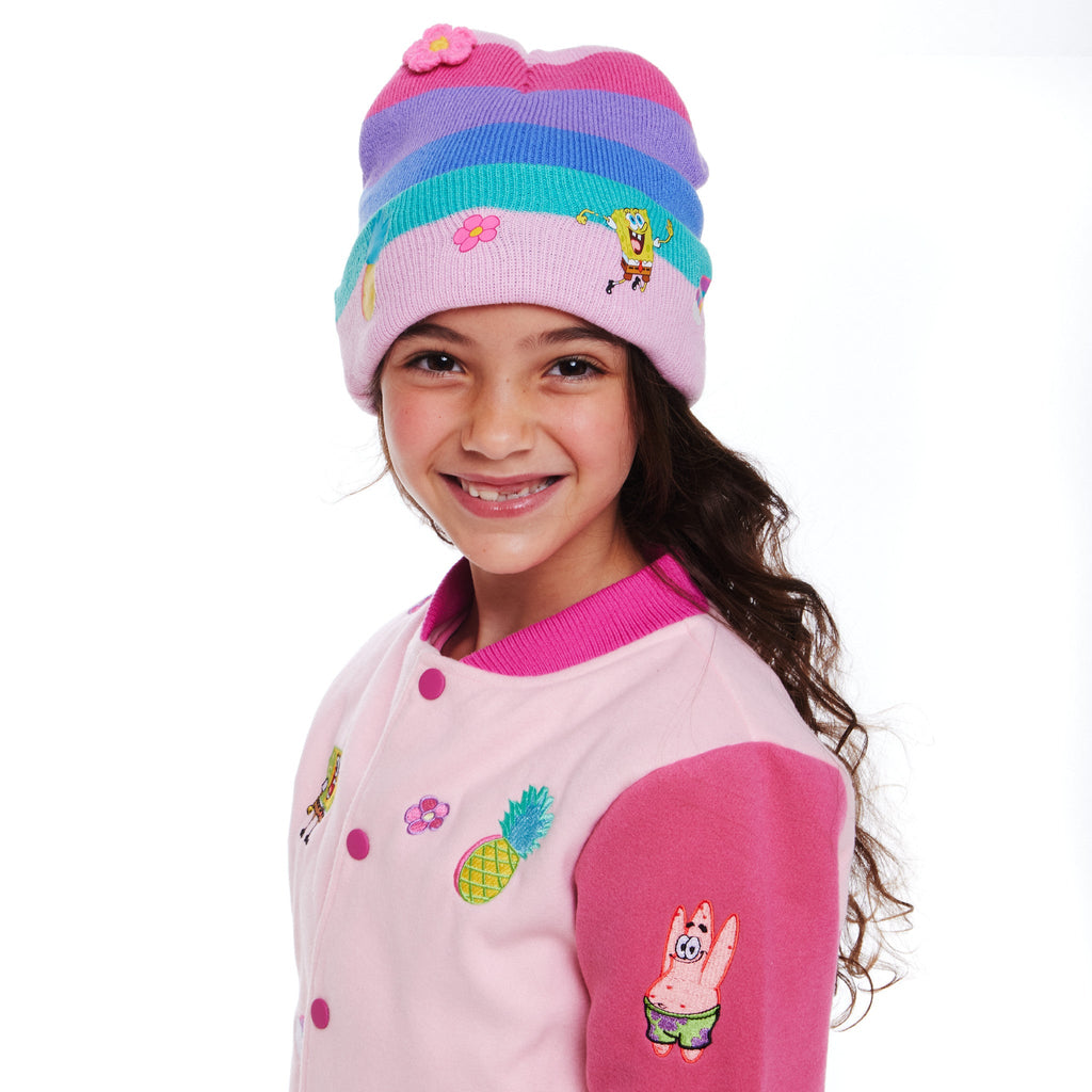 SpongeBob SquarePants™ x Andy & Evan® | Kids Rainbow Hat & Mittens - Andy & Evan