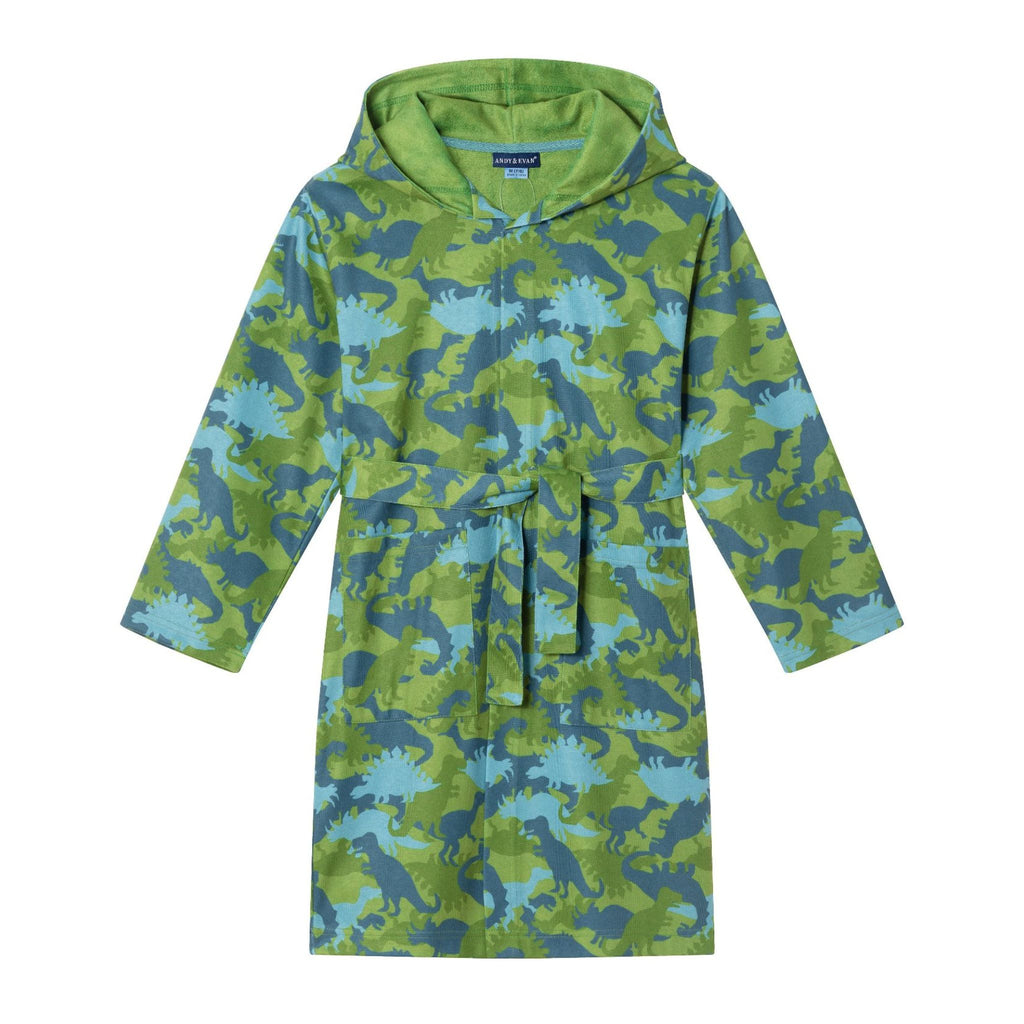 Kids (3-12) Lounging Robe | Dinosaur Camo