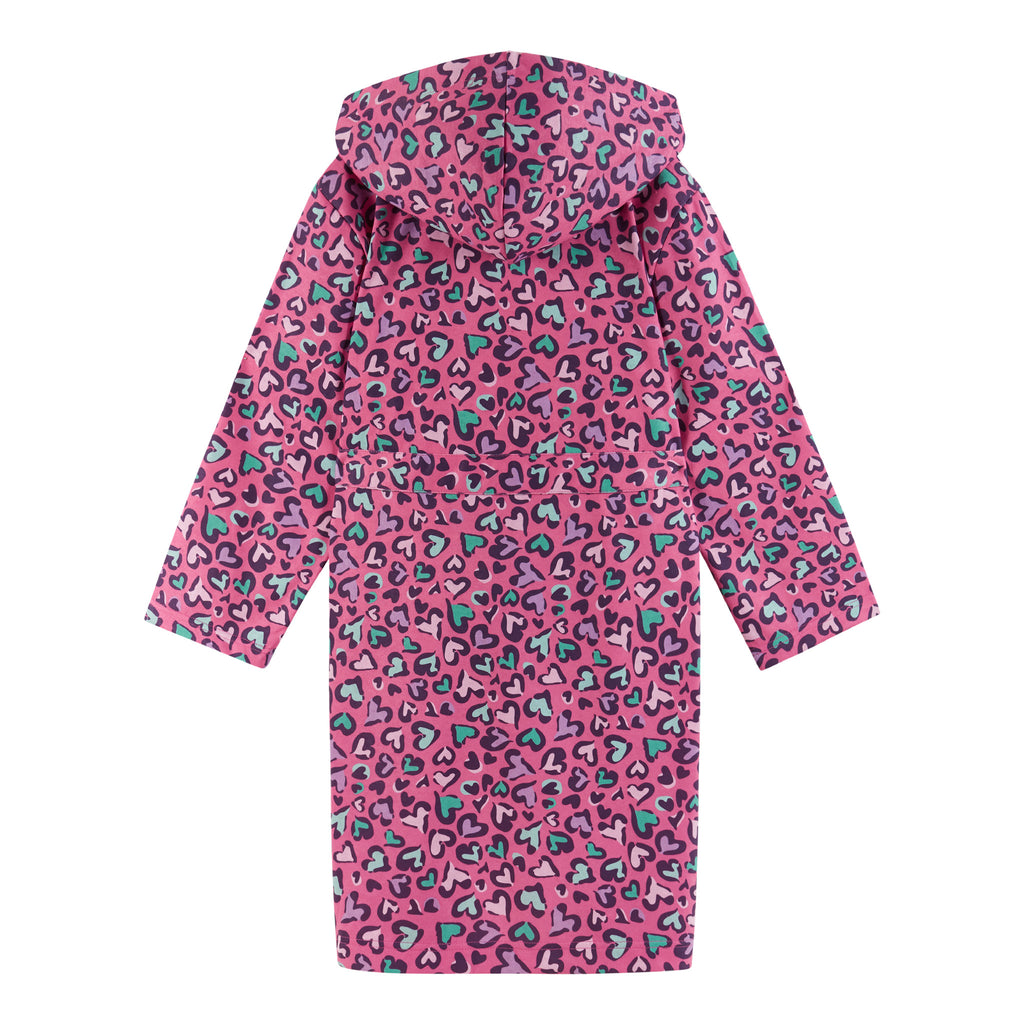 Kids (3-12) Lounging Robe | Pink Heart - Andy & Evan