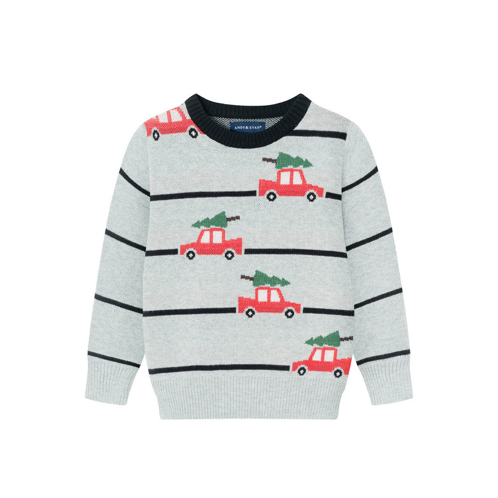 Striped Sweater Set | Holiday Car - Andy & Evan