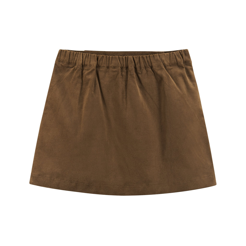 Kids (7-16) Wrap Corduroy Skirt | Camel - Andy & Evan