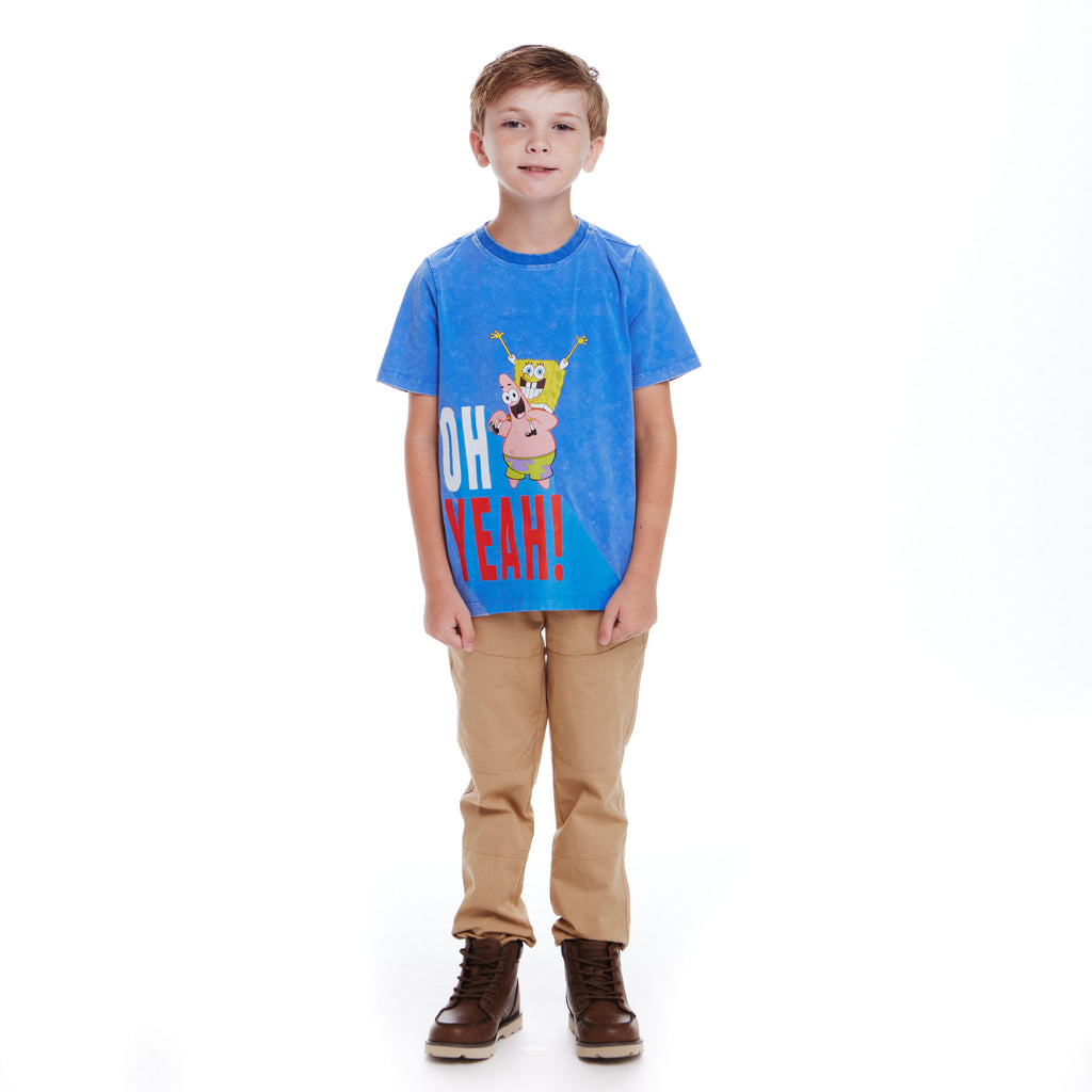 SpongeBob SquarePants™ x Andy & Evan® | Kids (2-12) Acid Wash Besties Tee - Andy & Evan