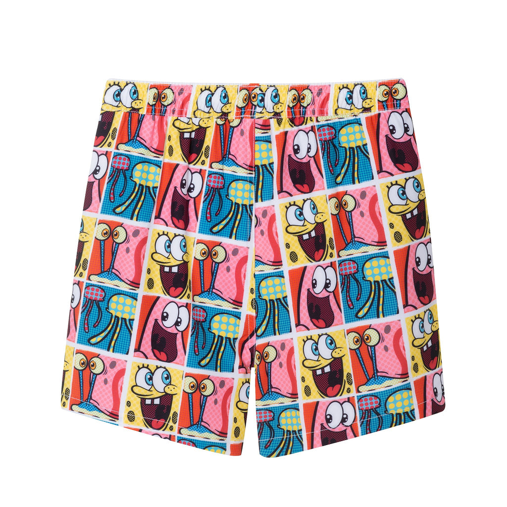 SpongeBob SquarePants™ x Andy & Evan® | Kids (8-14) Pop Art Boardshort - Andy & Evan