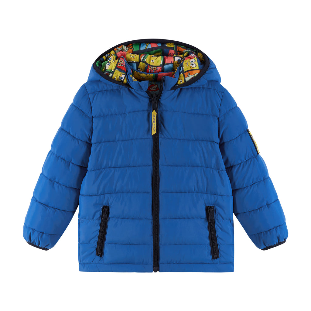 SpongeBob SquarePants™ x Andy & Evan® | Kids (2-7) Reversible Puffer Jacket - Andy & Evan