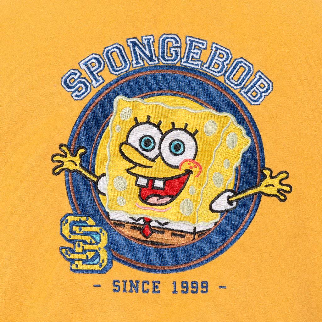 SpongeBob SquarePants™ x Andy & Evan® | Kids (2-12) Patchwork Color-Blocked Varsity Jacket - Andy & Evan