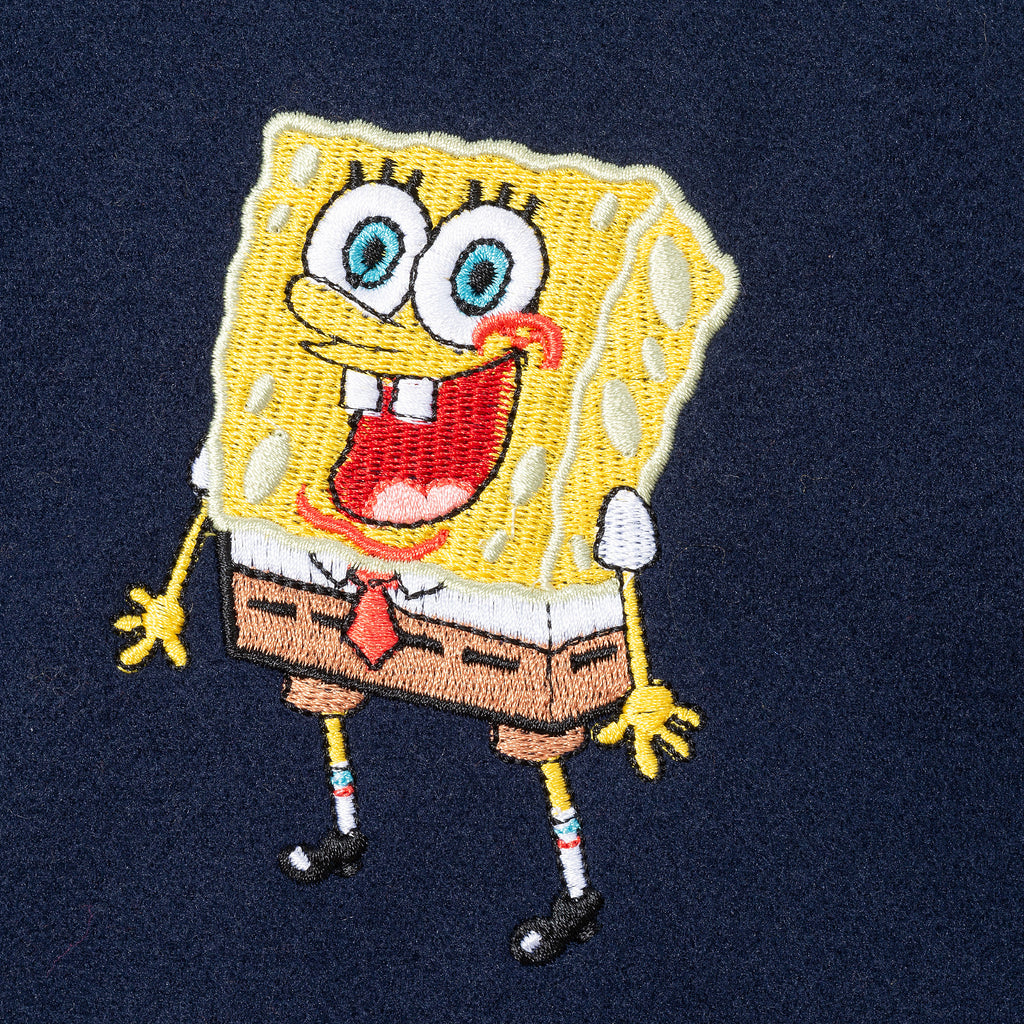 SpongeBob SquarePants™ x Andy & Evan® | Kids (2-12) Patchwork Color-Blocked Varsity Jacket - Andy & Evan