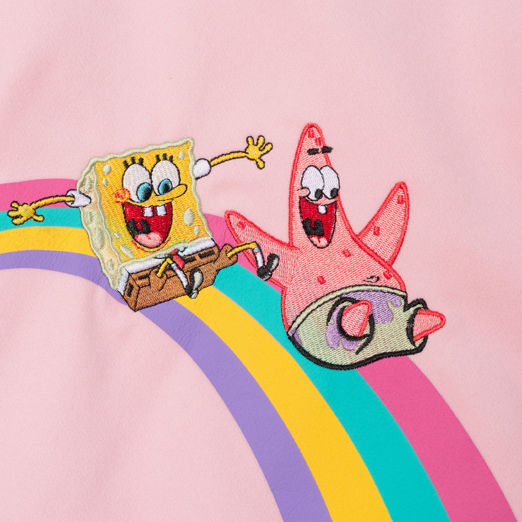 SpongeBob SquarePants™ x Andy & Evan® | Kids (2-6x) Rainbow Patchwork Bomber Jacket - Andy & Evan