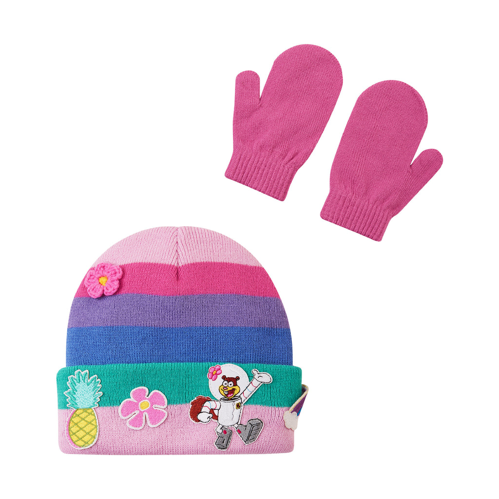 SpongeBob SquarePants™ x Andy & Evan® | Kids Rainbow Hat & Mittens - Andy & Evan