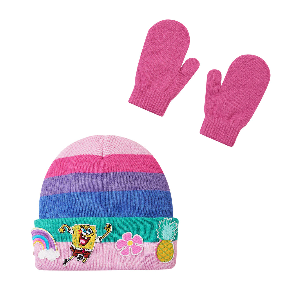 SpongeBob SquarePants™ x Andy & Evan® | Kids Rainbow Hat & Mittens - Andy & Evan