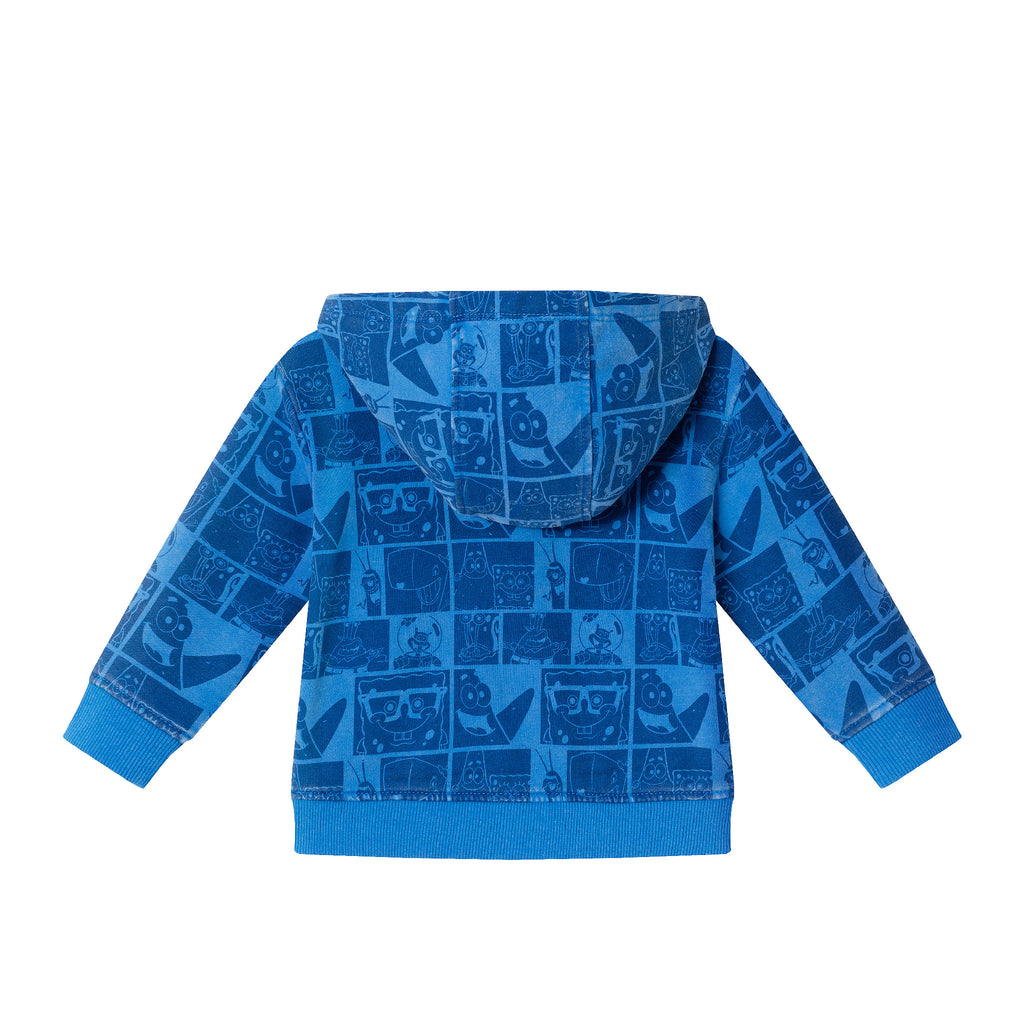 SpongeBob SquarePants™ x Andy & Evan® | Infant (9-24M) Stone-Washed Character Collage Sweatshirt Set - Andy & Evan