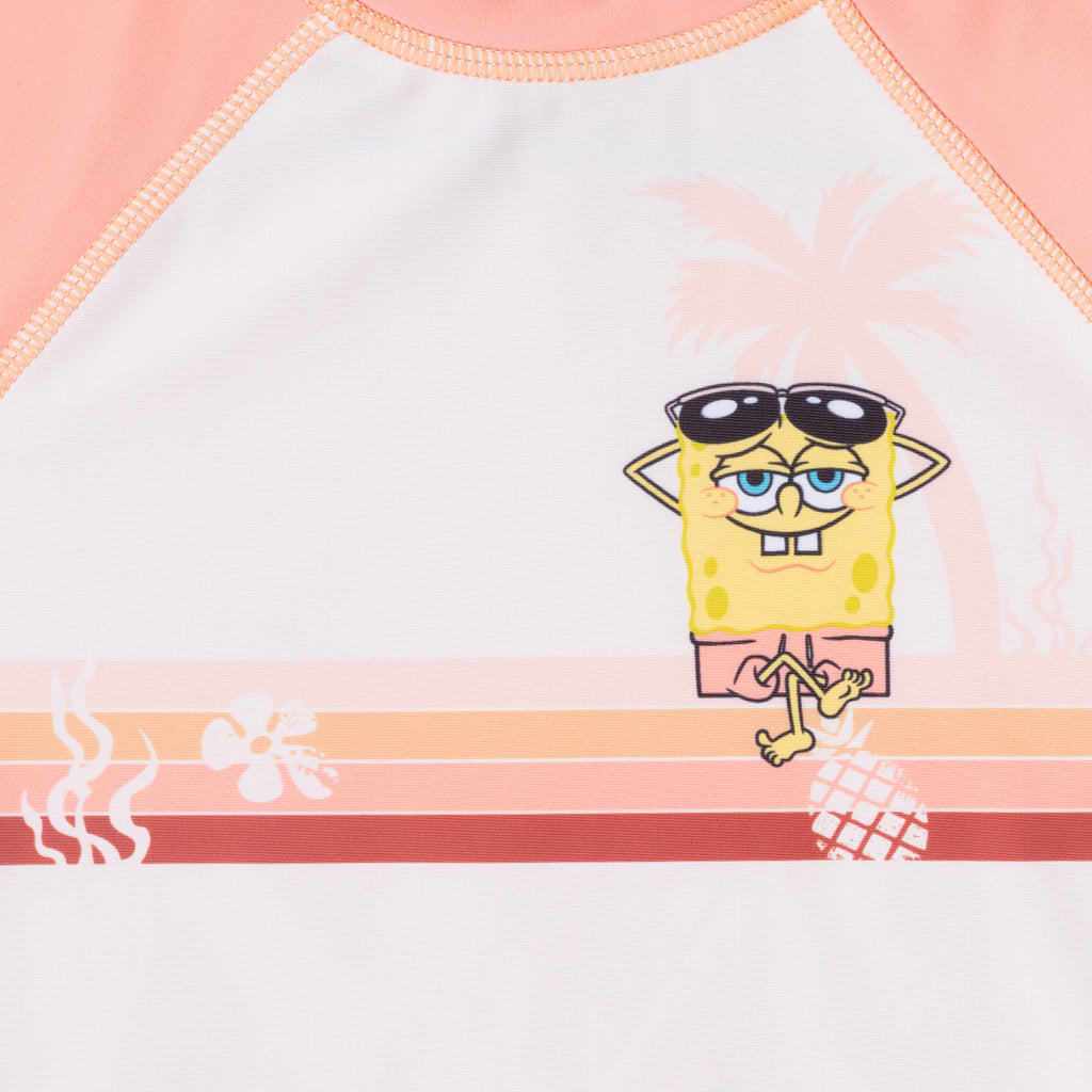 SpongeBob SquarePants™ x Andy & Evan® | Infant (9-12M) Pineapple Buddies Rash Guard Set - Andy & Evan