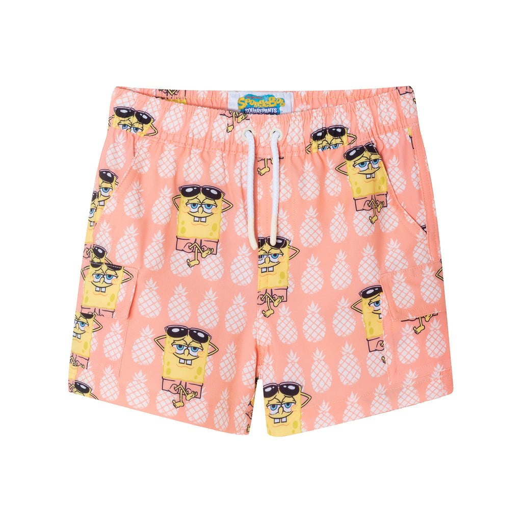 SpongeBob SquarePants™ x Andy & Evan® | Kids (2-7) Pineapple Buddies Rash Guard Set - Andy & Evan