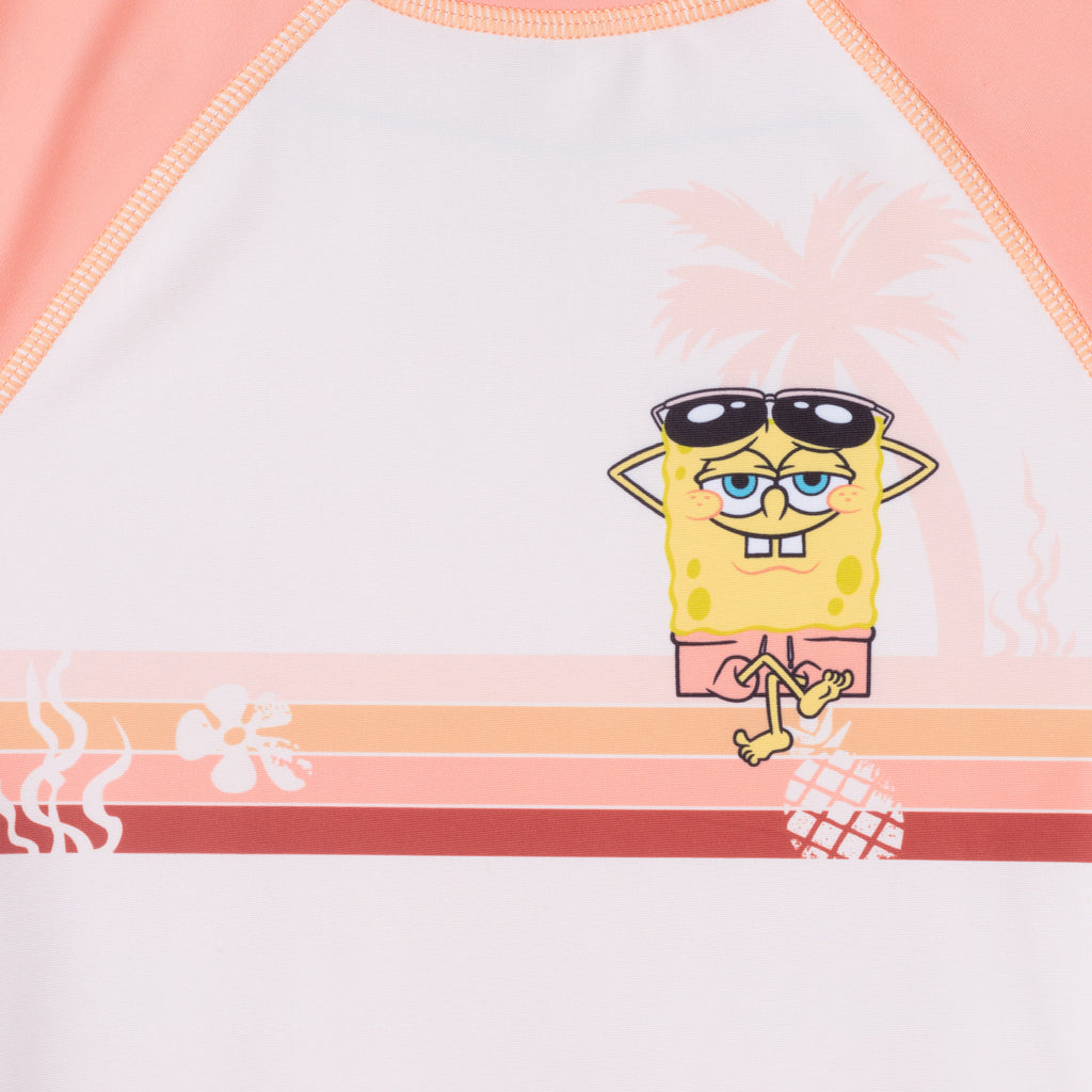 SpongeBob SquarePants™ x Andy & Evan® | Kids (2-7) Pineapple Buddies Rash Guard Set - Andy & Evan