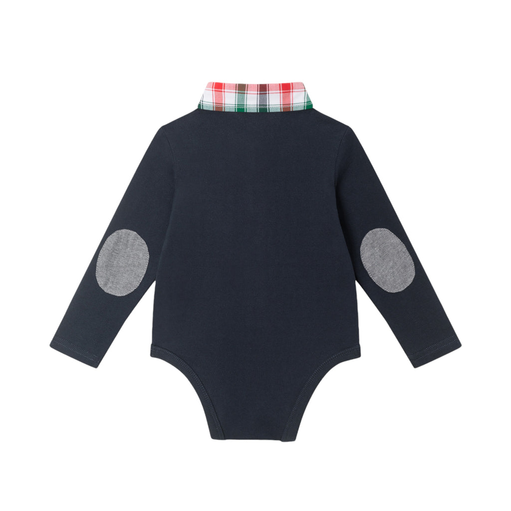 Infant 2-Piece Polo Shirtzie® Set | Navy Holiday - Andy & Evan