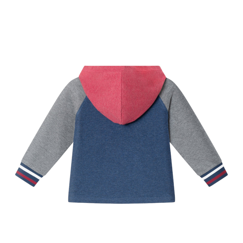 Infant Hooded Jersey Tee & Jogger Set | Red, Navy, Heather Grey - Andy & Evan