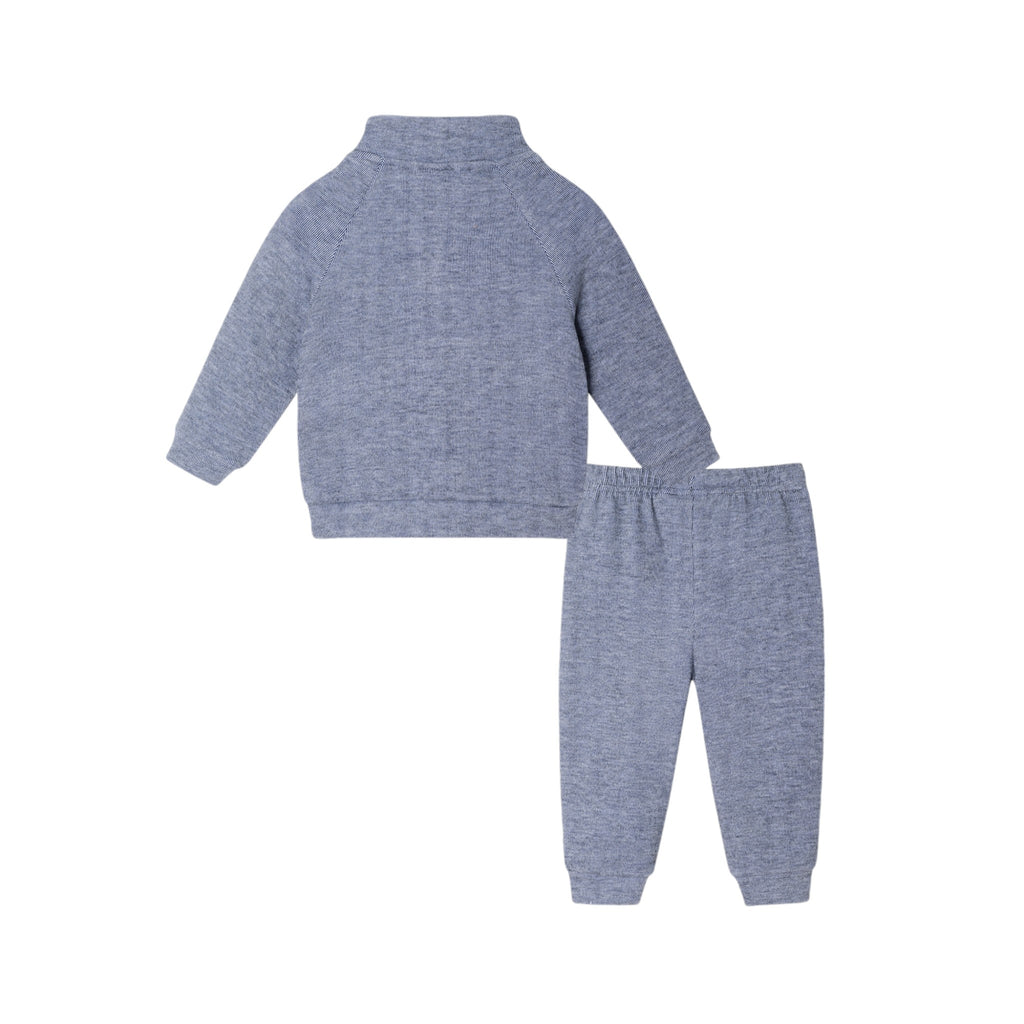 Infant Stretch Cord Sweatshirt & Pant Set | Navy Green - Andy & Evan