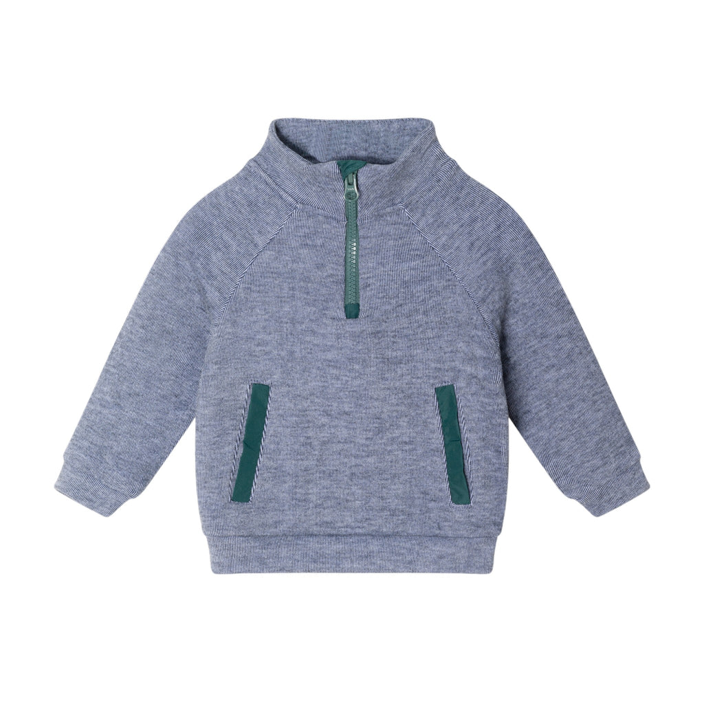 Infant Stretch Cord Sweatshirt & Pant Set | Navy Green - Andy & Evan