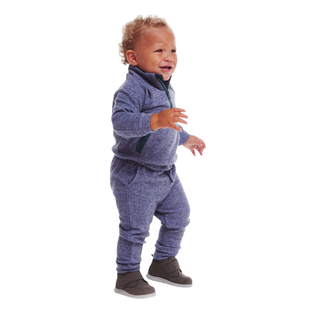 Infant Stretch Cord Sweatshirt & Pant Set | Navy Green - Andy & Evan