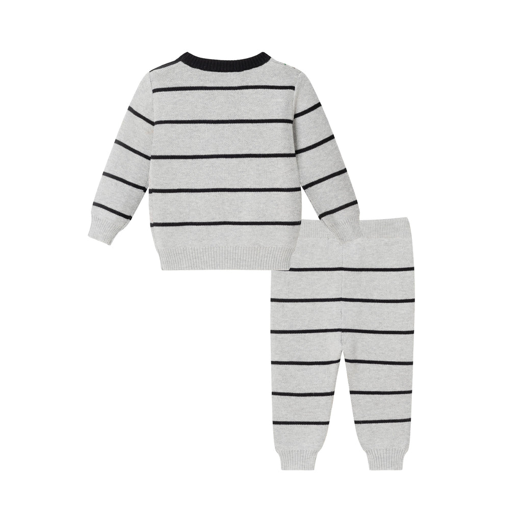 Infant (0-24M) Striped Sweater Set | Holiday Car - Andy & Evan