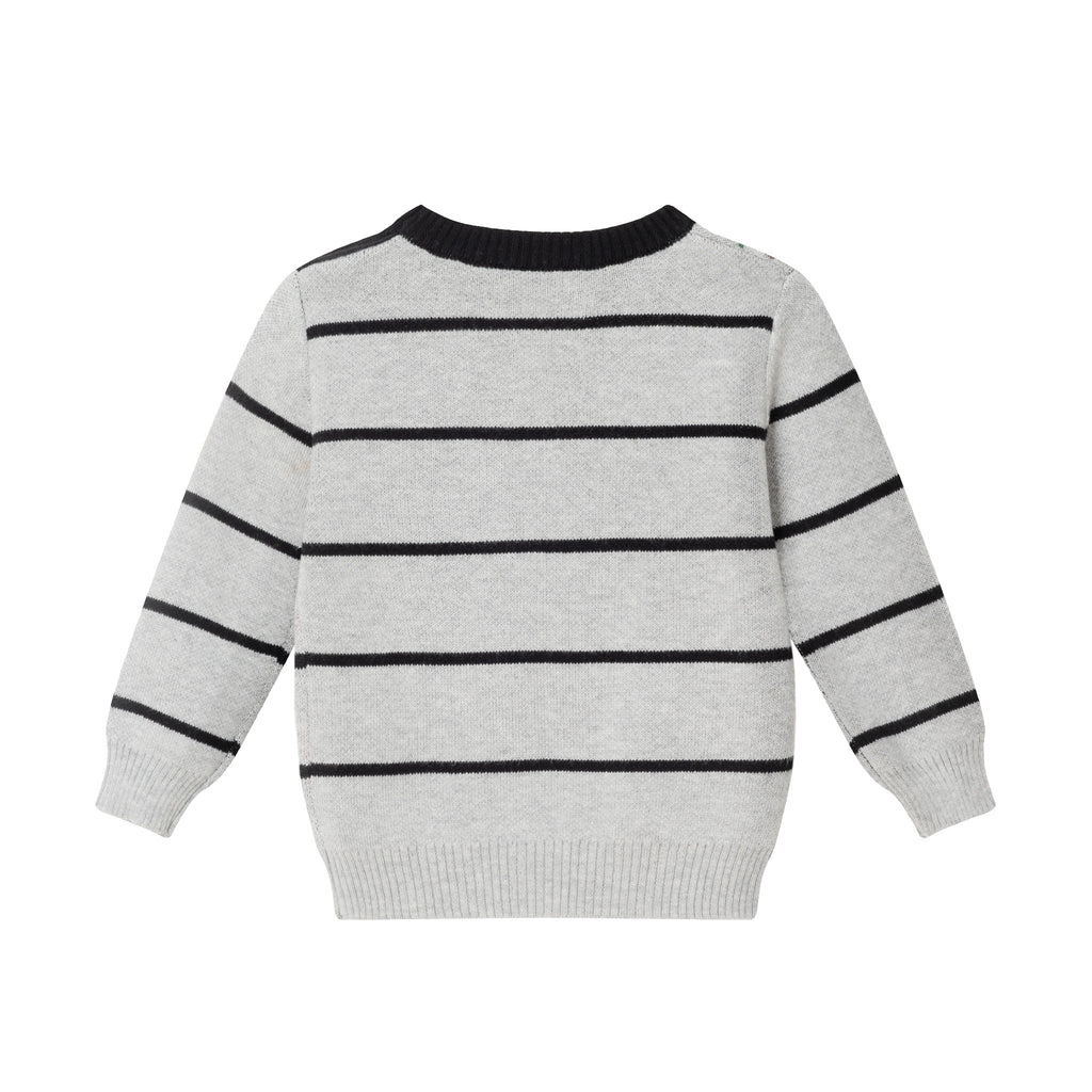 Infant (0-24M) Striped Sweater Set | Holiday Car - Andy & Evan