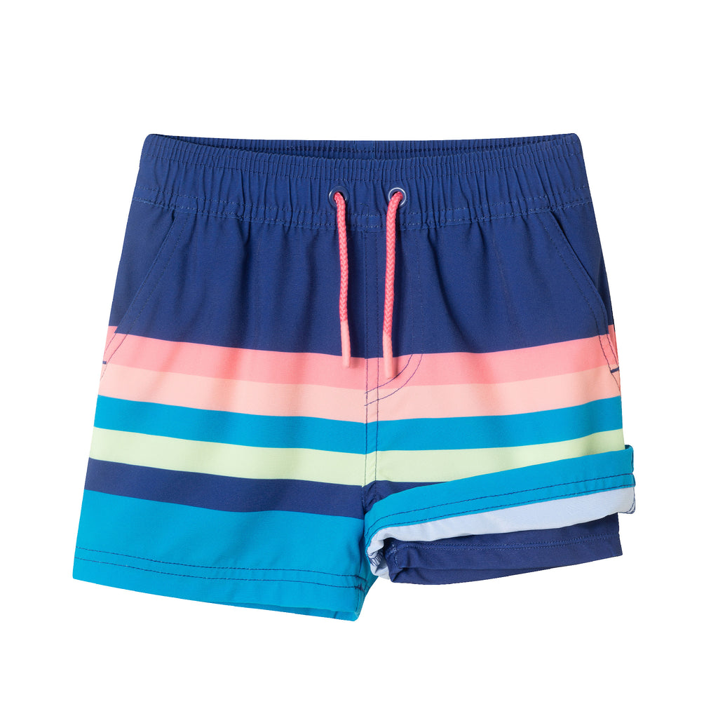 Kids (4-18) Swim Trunk | Stripes - Andy & Evan