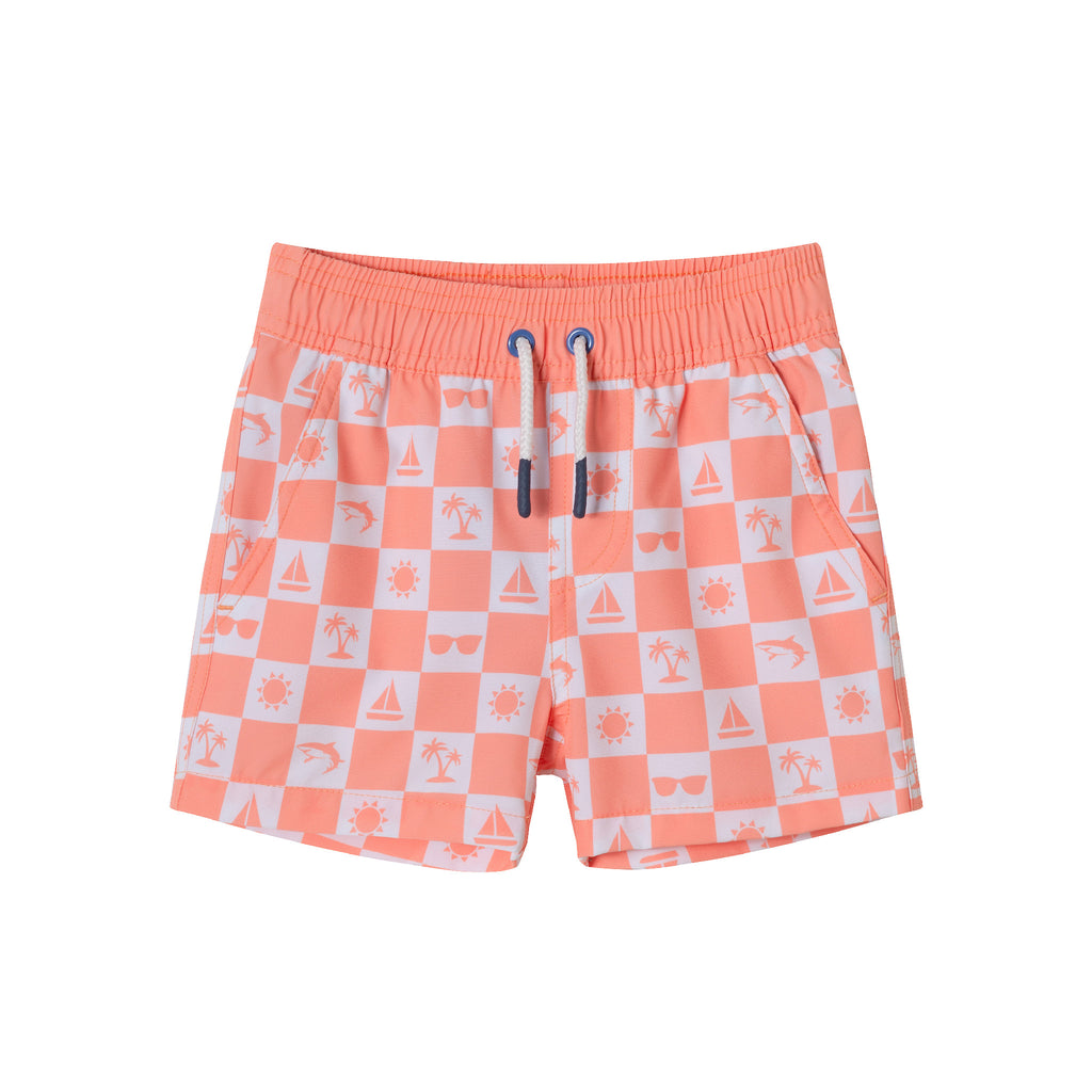 Kids (2-7) Swim Trunk | Coral Cove - Andy & Evan