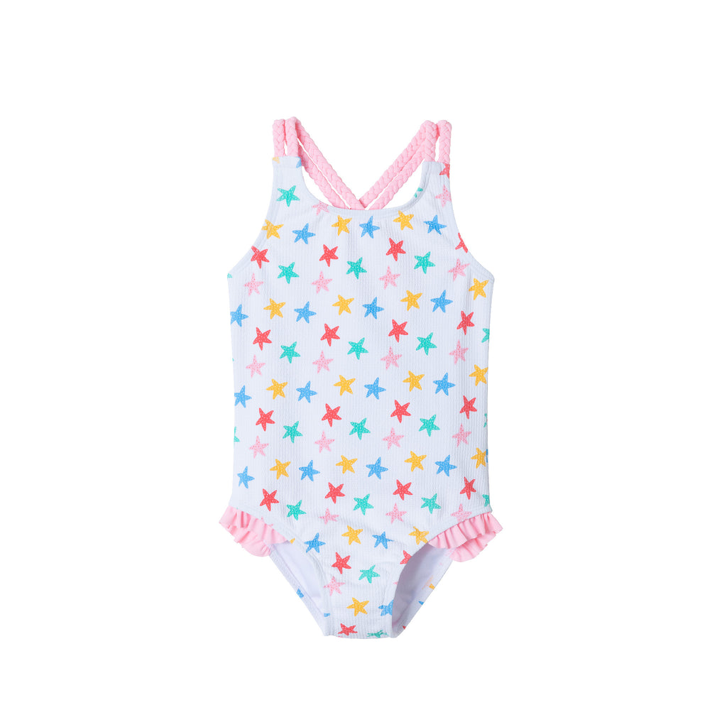 Kids (2-8) Starfish One Piece Swim Suit | Starfish - Andy & Evan