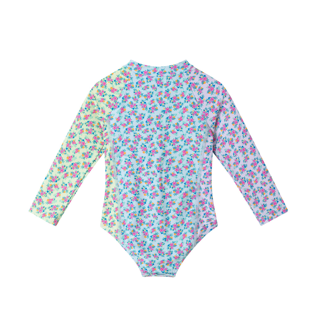 Infant (0-24M) Ls Rashguard & Scrunchie Set | Floral - Andy & Evan