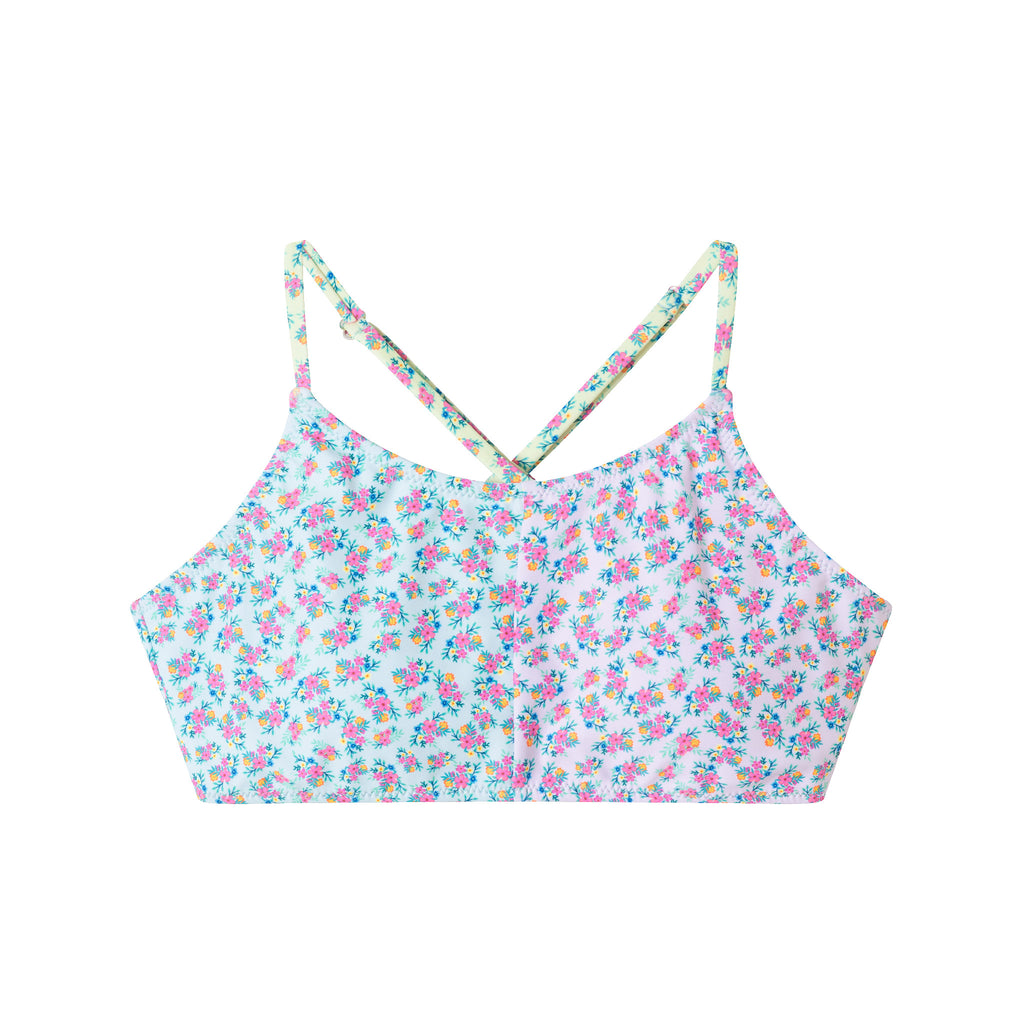 Kids (7-16) Two Piece Swim Suit | Floral - Andy & Evan