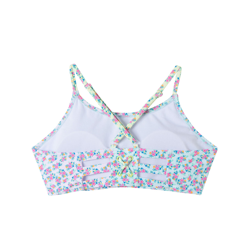 Kids (7-16) Two Piece Swim Suit | Floral - Andy & Evan