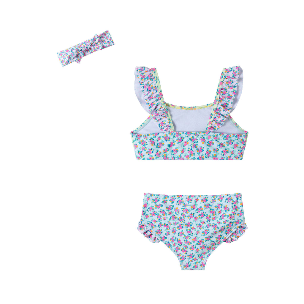 Kids (2-7) Bikini Swim Suit | Floral - Andy & Evan