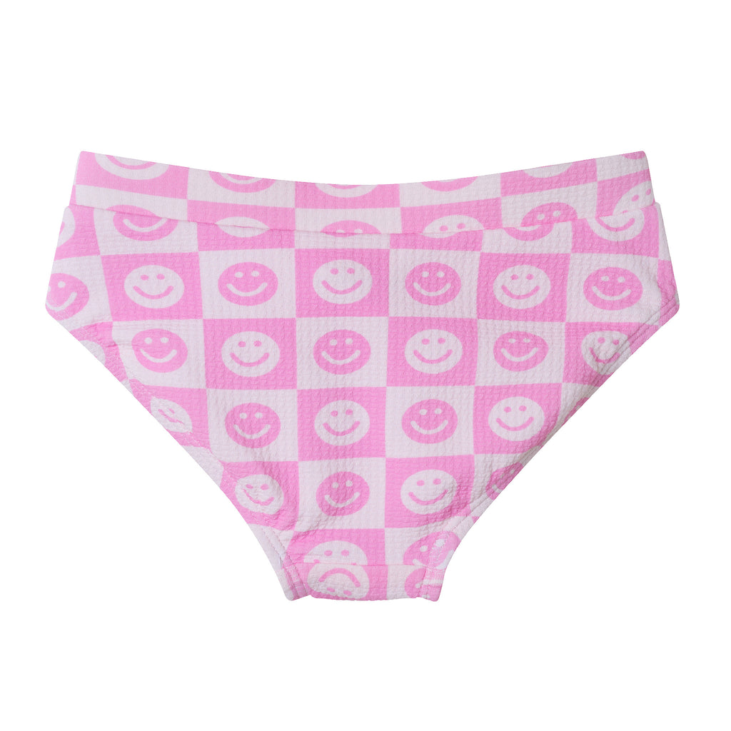 Kids (2-6x) Bikini Swim Suit | Pink Smiley - Andy & Evan