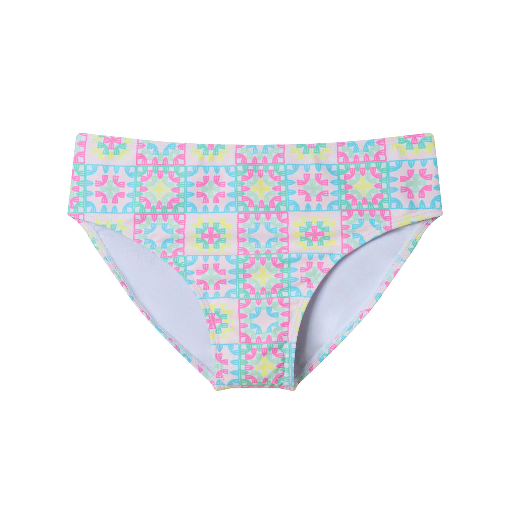 Kids (7-16) Two Piece Swimsuit | Multicolor Crochet - Andy & Evan