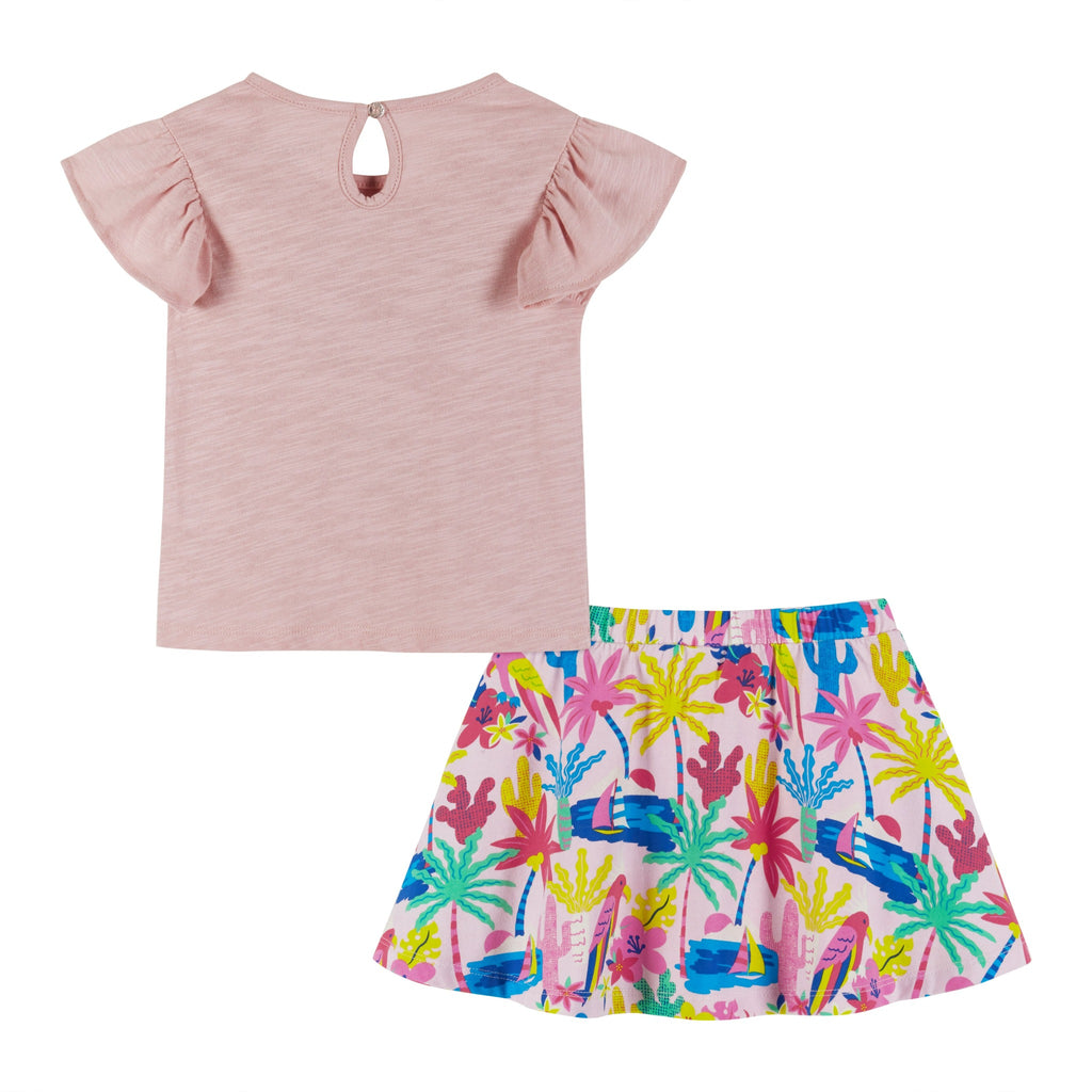 Kids Tee & Skort Set | Tropical Dream - Andy & Evan