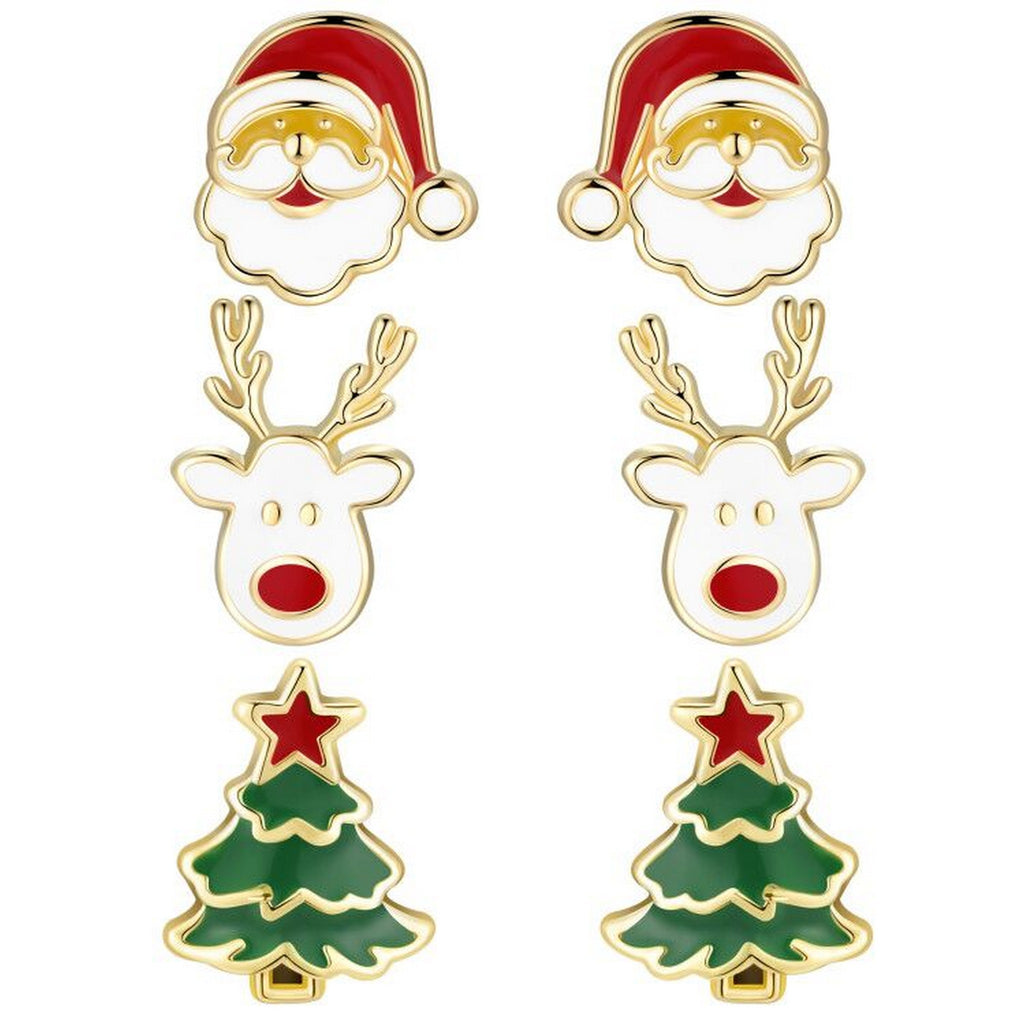 Set of 3- Holiday Earrings - Andy & Evan