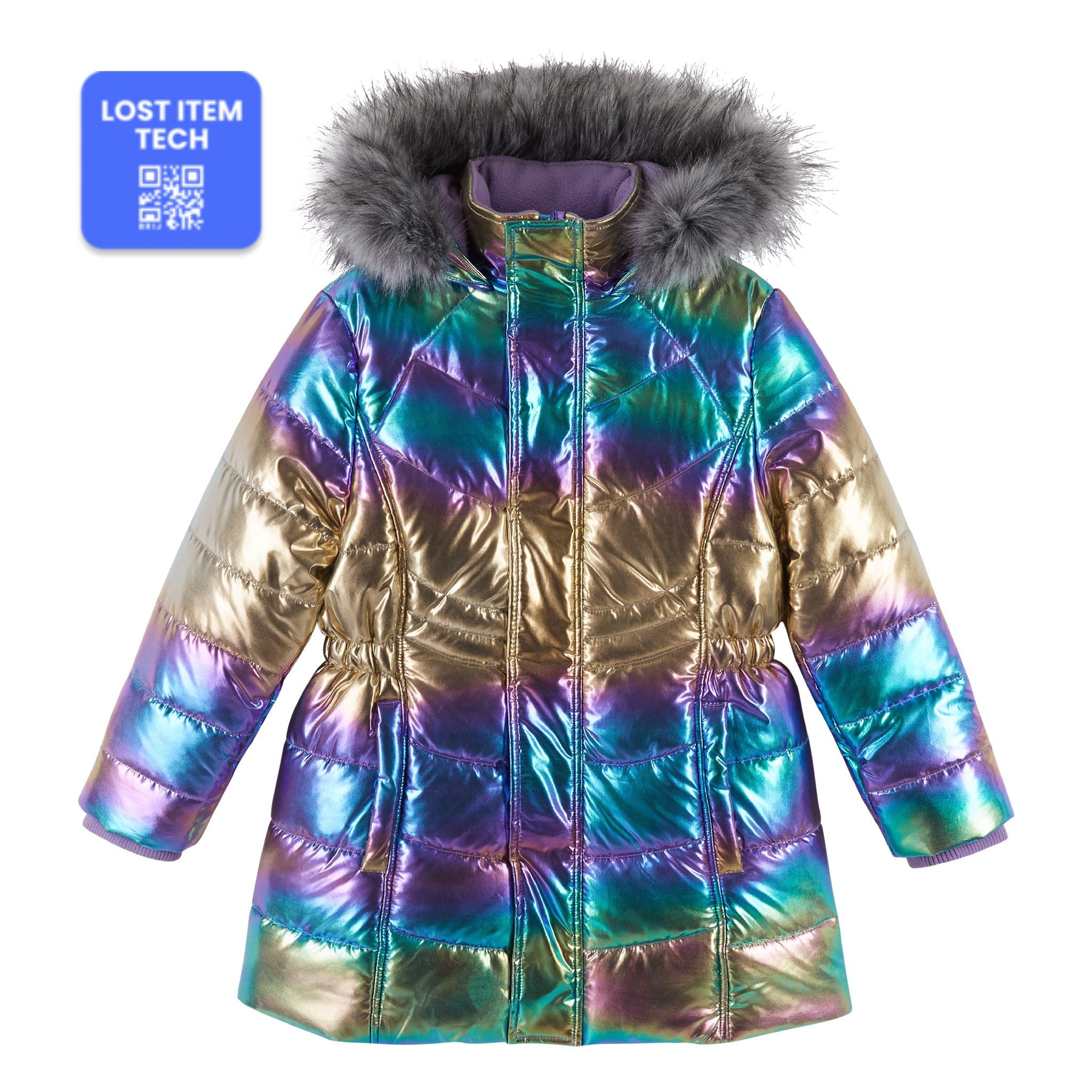 Hooded & Girls Parka Andy Multicolor Evan –