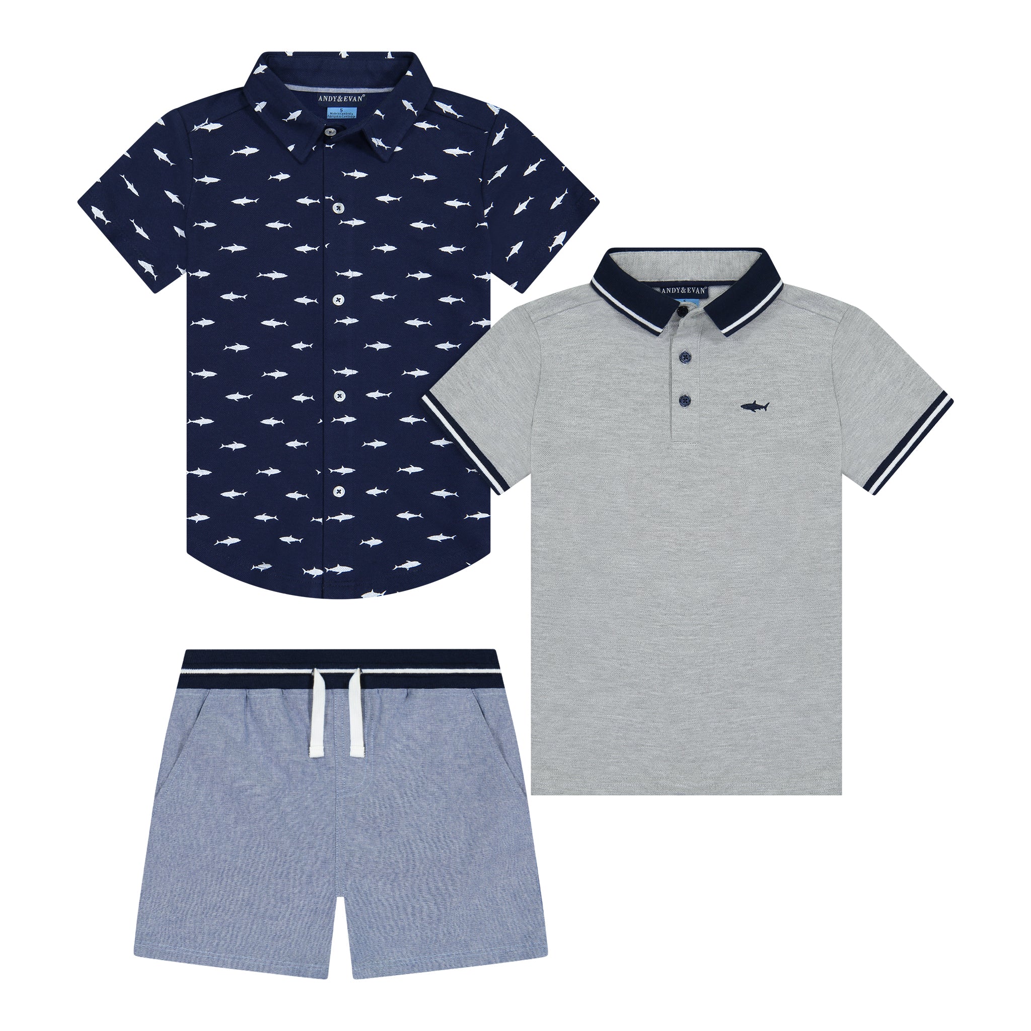 Boys 3-Piece Buttondown Set – Andy & Evan